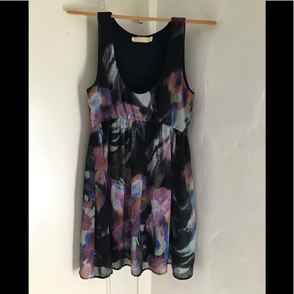 Lined floral dress